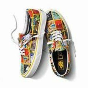 VANS X NATIONAL GEOGRAPHIC Era MULTI-COLORED KIDS SNEAKERS New size 3
